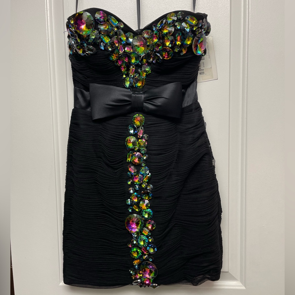 Net Jovani Cocktail Dress